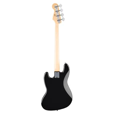 Used Fender Standard Jazz Bass Guitar - Black w/Maple FB image 8
