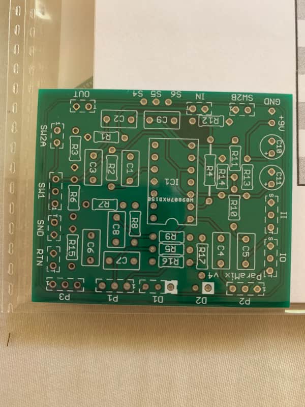 Guitar pcb Paramix  Green circuit board image 1
