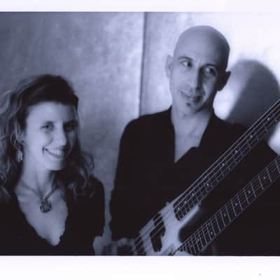 Doug Henderson Custom  Double Neck built for and extensively used by Elliott Sharp Solid Body Electric Guitar (1991), black gig bag case. image 13