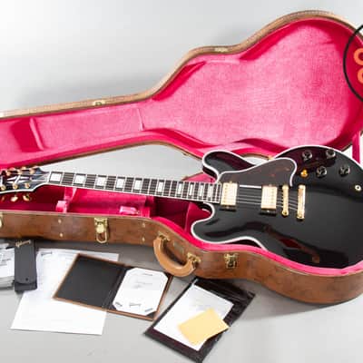 2025 Gibson Custom Shop ES-355 ’59 Reissue Black | Original Hard-Shell Case | Certificate of Authenticity image 2