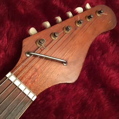 c.1960s Sakai Mokko Fender Mustang style MIJ Vintage 2 Color Sunburst image 3