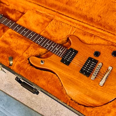Washburn WMS Custom Shop USA Mahogany Body Set Neck with OHSC 1998 - Natural image 1