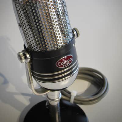 Calrad 500C Microphone Desk Mic with stand Circa-1960s-Chrome & Black` image 16