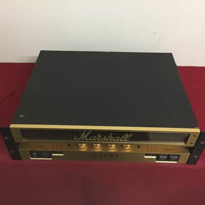 Marshall 9200 5881/EL34 100/100 Dual Monoblock Rack Power Amp 2010s - Gold image 10