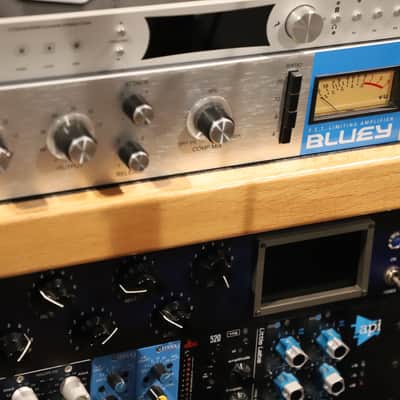 Black Lion Audio Bluey FET Limiting Amplifier / Compressor 2019 - Silver with Blue Stripe image 3