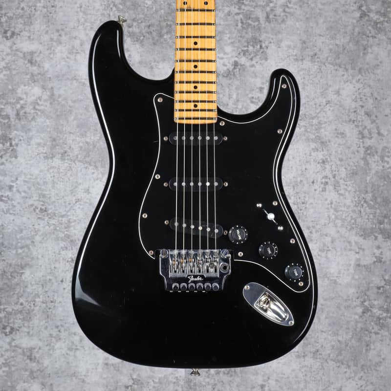 Fender Boxer Series Stratocaster MIJ Black 1985 image 1