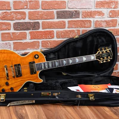 Gibson Custom Shop 50th Anniversary Les Paul Custom Curly Koa Top Antique Natural #6 of 50 2002 w/OHSC image 2