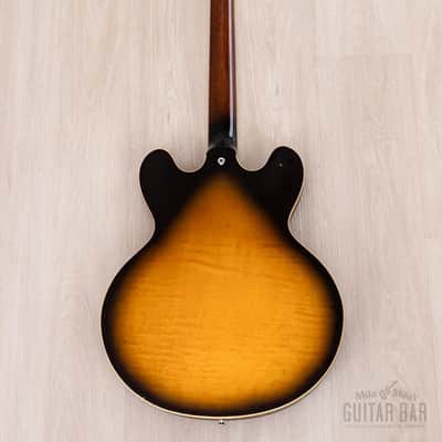 1996 Gibson ES-335 Dot Semi-Hollow Guitar Vintage Sunburst w/ 57 Classic PAFs, Fast Neck & Case image 3