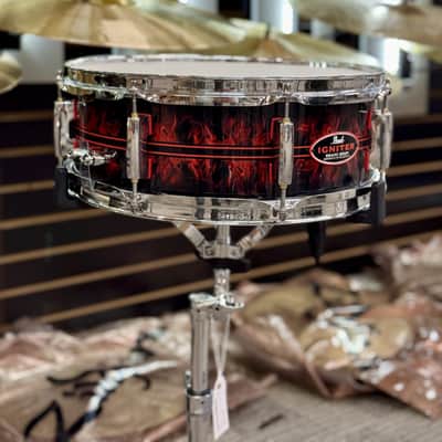 PEARL CC1450S/C CASEY COOPER IGNITER 14X5 MAPLE SNARE DRUM - FLOOR MODEL image 2