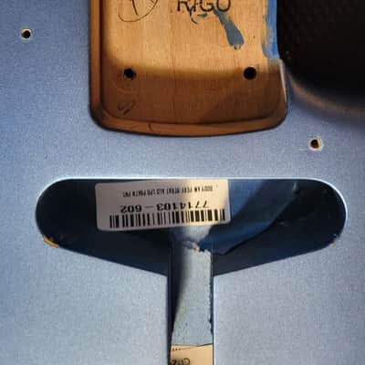 Fender American Performer Stratocaster Loaded Body Lake Placid Blue image 6