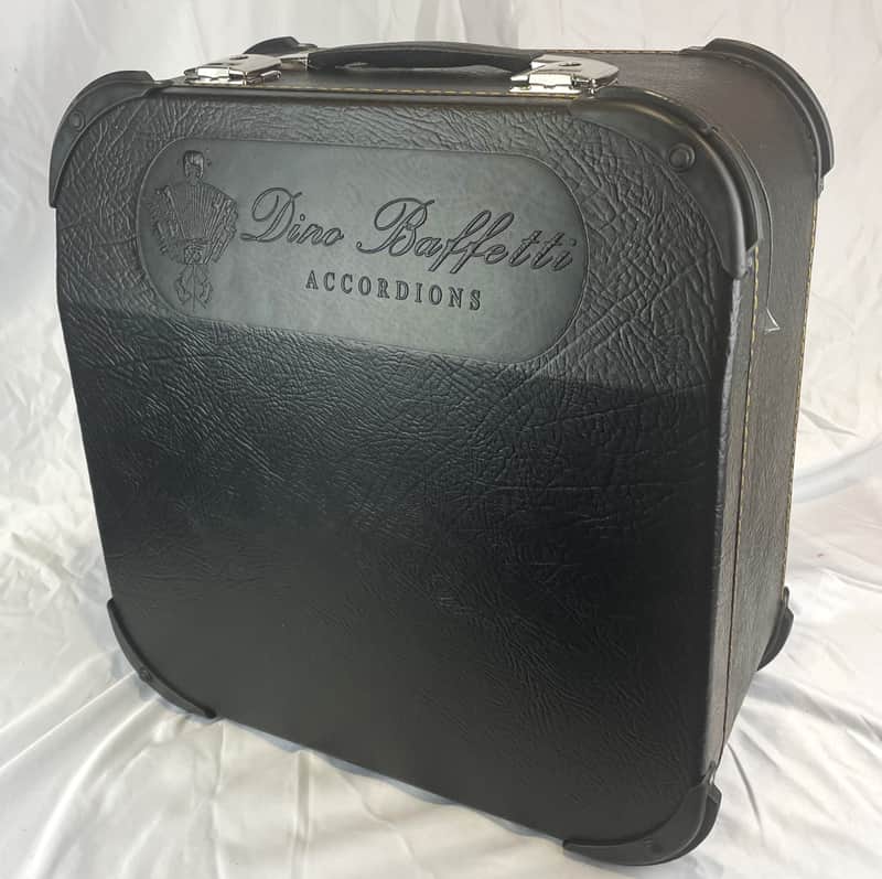 NEW Army Green Dino Baffetti Studio II Piano Accordion LMM 34 | Reverb