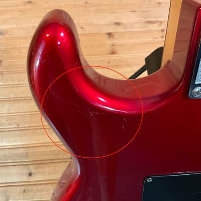 Kramer 1980s Focus 3000 Electric Guitar USED - Candy Apple Red image 8