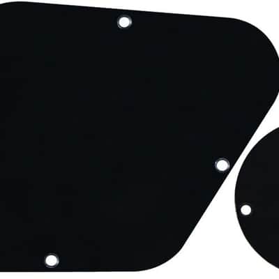 3Ply Black Pickguard Back Plate Screws Set & Switch Ring & Truss Rod Cover Plate & Black Bracket Fit Gibson Les Paul Pickguard Replacement image 2