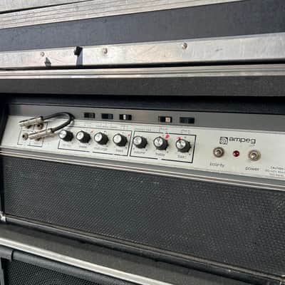 Ampeg SVT "Black Line" 300-Watt Bass Amp Head 1972 - 1975 - Black image 2