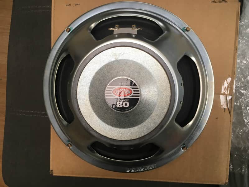 Celestion G12P-80 Seventy 80 12" 80-Watt 16 ohm Guitar Amp Speaker 2020s Silver image 1