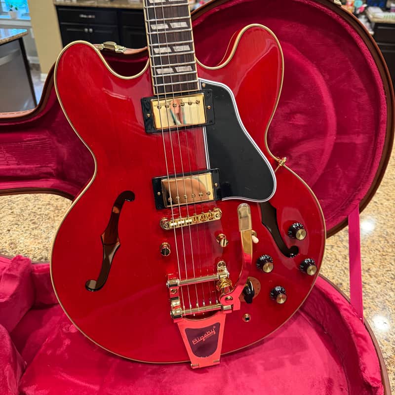 Epiphone Back To The Future ES-345, Michael J. Fox Auto, 40th Anniversary box set, Lego Time Machine image 1