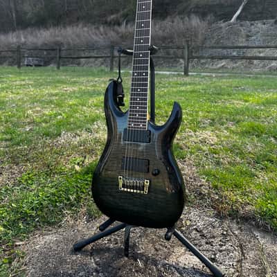 Ibanez RGA7QM-TGB Standard 2012 - 2013 - Transparent Gray Burst image 1