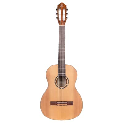 Ortega R122-3/4 Family Series Cedar Top Mahogany Neck 3/4-Size Nylon 6-String Classical Acoustic Guitar w/Gig Bag image 4
