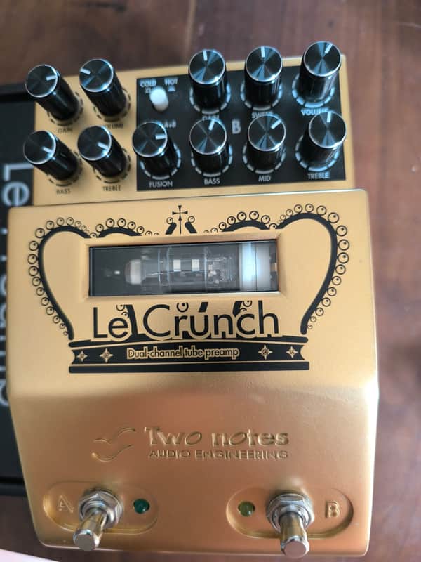 Two Notes Le Crunch Dual Channel Tube Preamp 2010s - Gold image 1