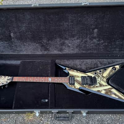 2006 Dean Dimebag Darrell Signature Razorback Bone Shards W/OHSC Pantera Dime ML image 1