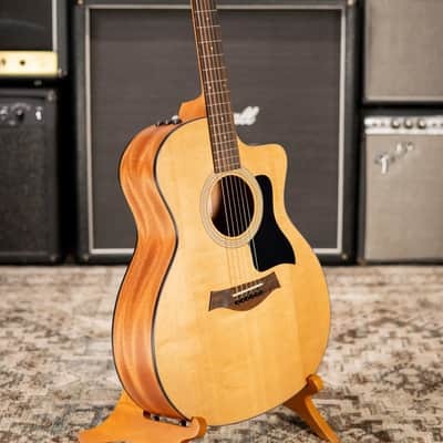 Taylor 114ce Grand Auditorium Acoustic-Electric Guitar with Structured Gig Bag image 15