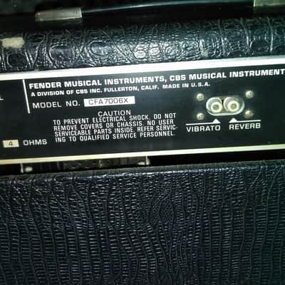 Fender Scorpio Vintage '70 Combo Amplifier image 7