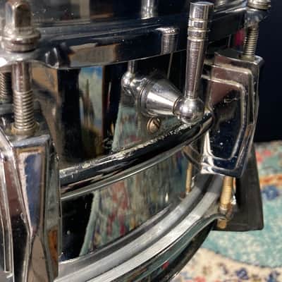 Ludwig Carmine Appice's SIGNED 5x14" Supraphonic Snare Drum. Vanilla Fudge, Cactus, Jeff Beck, Rod Stewart! (#1) 1965 image 10