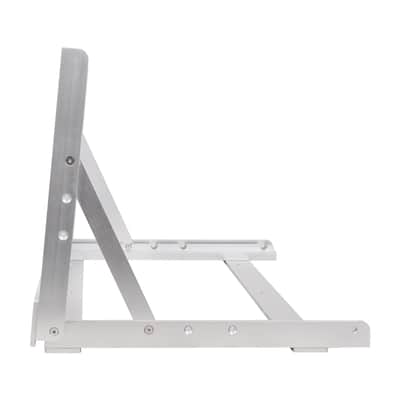 2PF-6A | 6U Aluminum 2-Post Desktop Open-Frame Rack for PA, Audio/Video, Network Switches, Routers, Patch Panels, Angle Adjustable image 4