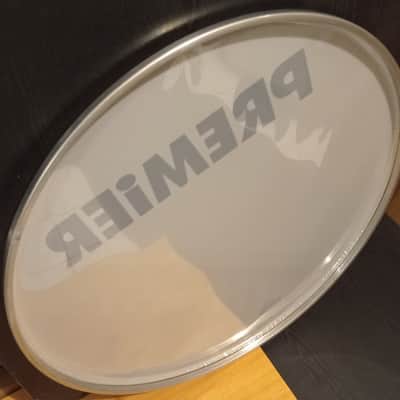 Premier Everplay bass drum head 24" ( Made by Remo) 90s-00s  - Smooth white 🤍 image 5