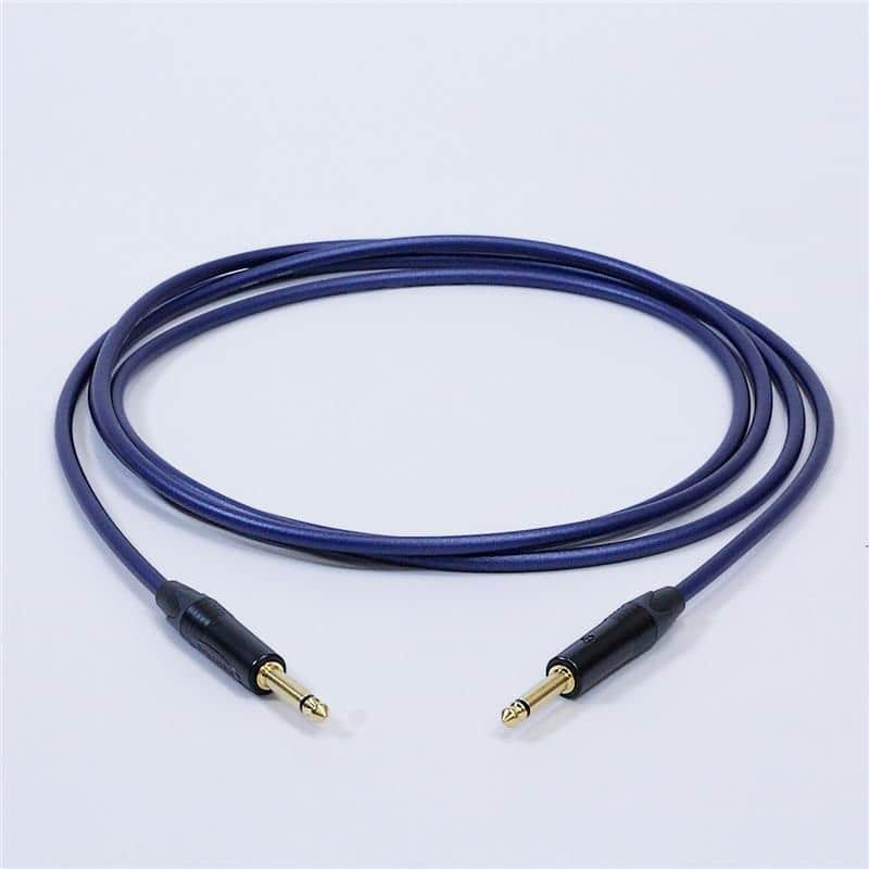 Noah'sark PASSGO BLUE TS PHONE Cable (3.0m) (Passgo Blue) (Line Cable/Guitar Cable/Instrument Cable) (Phone-to-Phone) (6.3 (2-pole) - 6.3 (2-pole), Straight-to-Straight) (Made in Japan) image 1