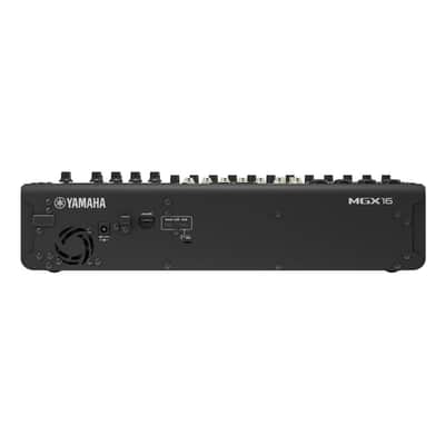 Yamaha MGX16 B 22-Channel Digital Mixing Console Live Sound Bundle with 2x DBR10 700W Powered Loudspeakers image 4