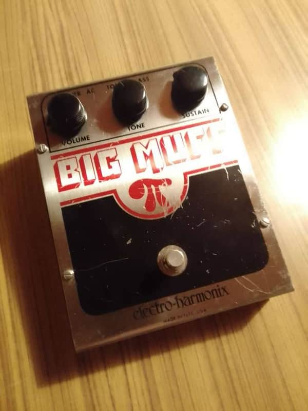 Electro-Harmonix Big Muff Pi V5 (Op Amp Tone Bypass) 1978 - 1980 - Silver image 1
