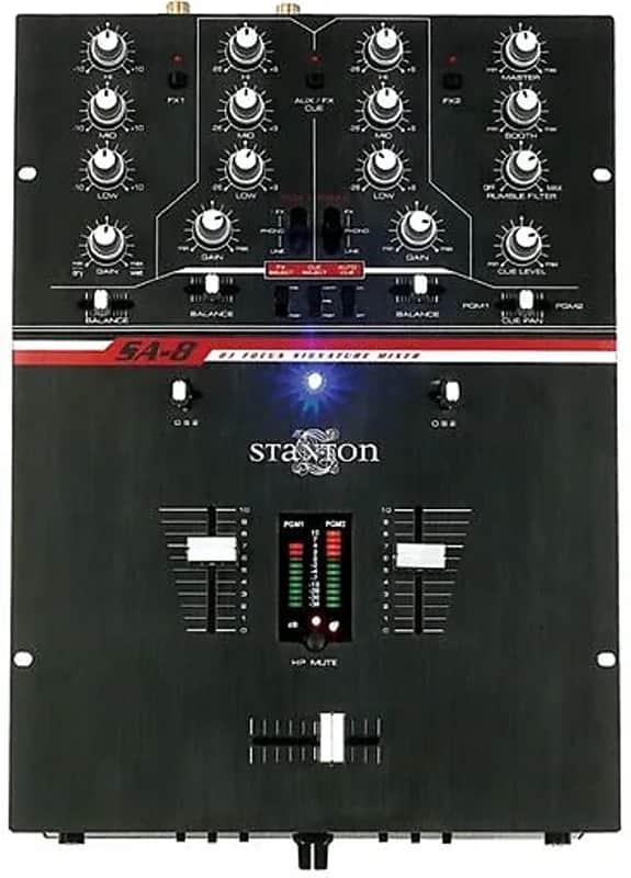 STANTON SA8 DJ Focus Signature Mixer BLACK | Reverb