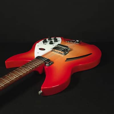 Rickenbacker 330/12 String Hollow Guitar Fireglo With Hard Shell Case image 14