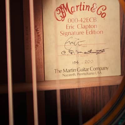 2000 Martin 000-42ECB Brazilian Eric Clapton Signature Series image 6