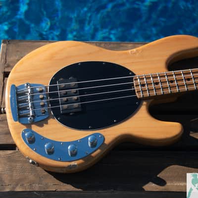 1994 Ernie Ball Music Man StingRay 3 EQ  - Killer Ash Body w Natural Gloss - Made in the USA image 11