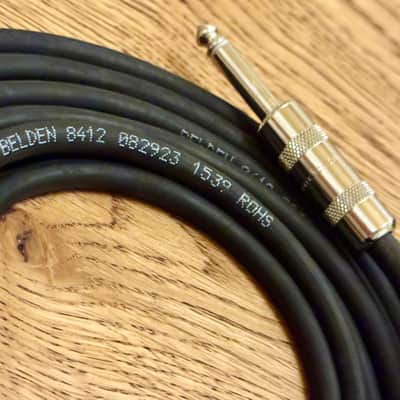 BELDEN 8412 Guitar Cable 3m(10ft)Black with Switchcraft 280/280 – Brand New Bild 3