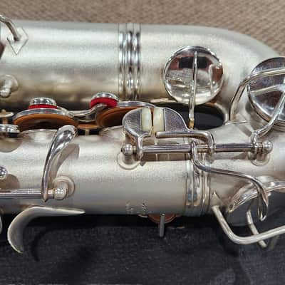 Mint condition C.G. Conn New Wonder II C-Melody Saxophone 1926 - Satin Silver Plate image 9