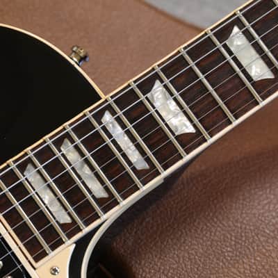 1995 Gibson Les Paul Standard Electric Guitar Black Ebony + OHSC image 8
