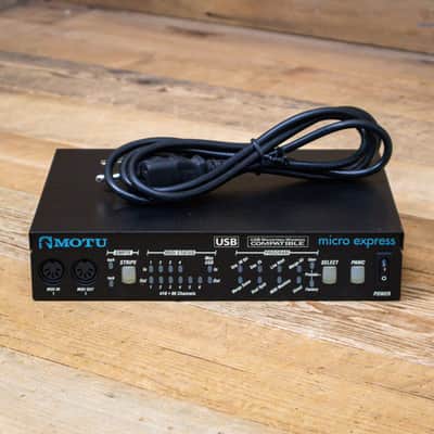 MOTU micro express 4x6 USB Bus-Powered MIDI Interface with SMPTE U281120 image 1