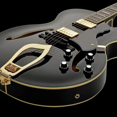 Hagstrom HJ500 Black w/Case image 6