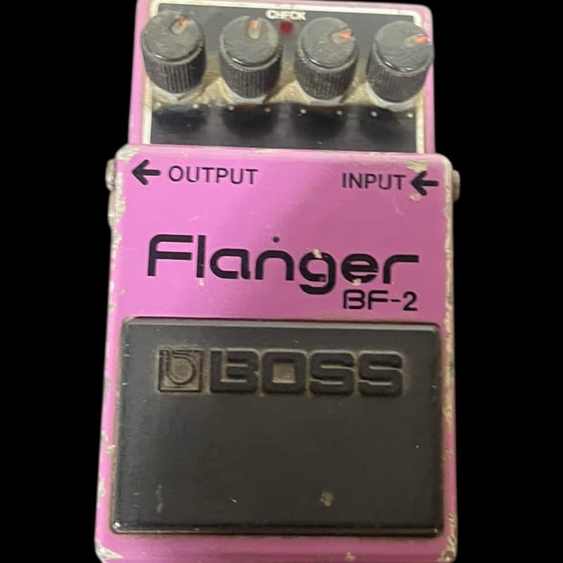 Boss BF-2 Flanger 1980-1984 (Black Label) Made In Japan | Reverb