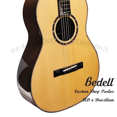 Bedell FS-P-AD/BR Fireside Parlor Adirondack Spruce & Brazilian Rosewood handcraft guitar image 2