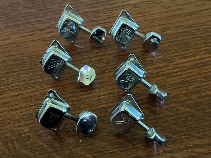 set 1966 - 76 Fender Stratocaster Telecaster guitar tuners tuning pegs image 1