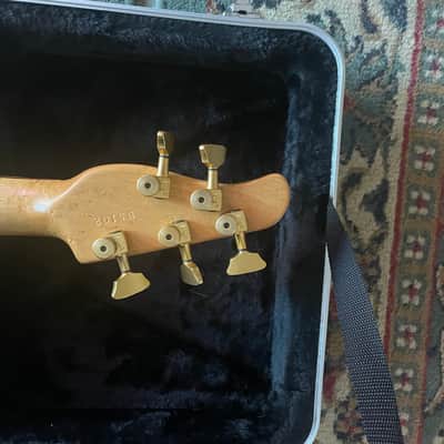 U.S. Masters Guitar Works 5 String Bass Fretless Natural image 7