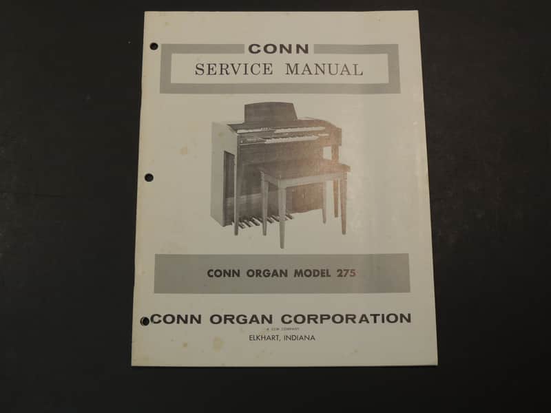 Conn Organ Model 275 Service Manual