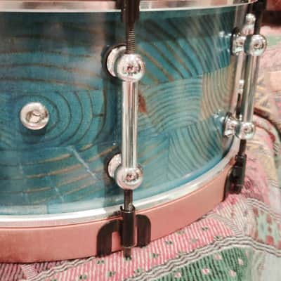 SSS Solid Shell Shop Custom Snare Drum - 2026 - Blue image 17