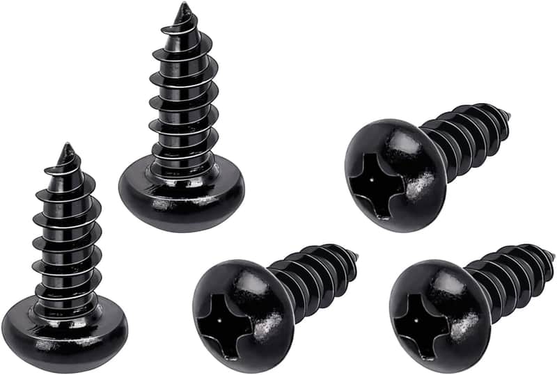 Stainless Steel 1/4" Guitar Truss Rod Cover Screws Bell Shaped Truss Rod Cover Screws image 1