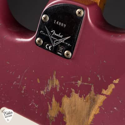 2023 - Fender Custom Shop Eddie's Guitars Exclusive Dealer Select Roasted 1963 Stratocaster Heavy Relic - Dusk Plum image 11
