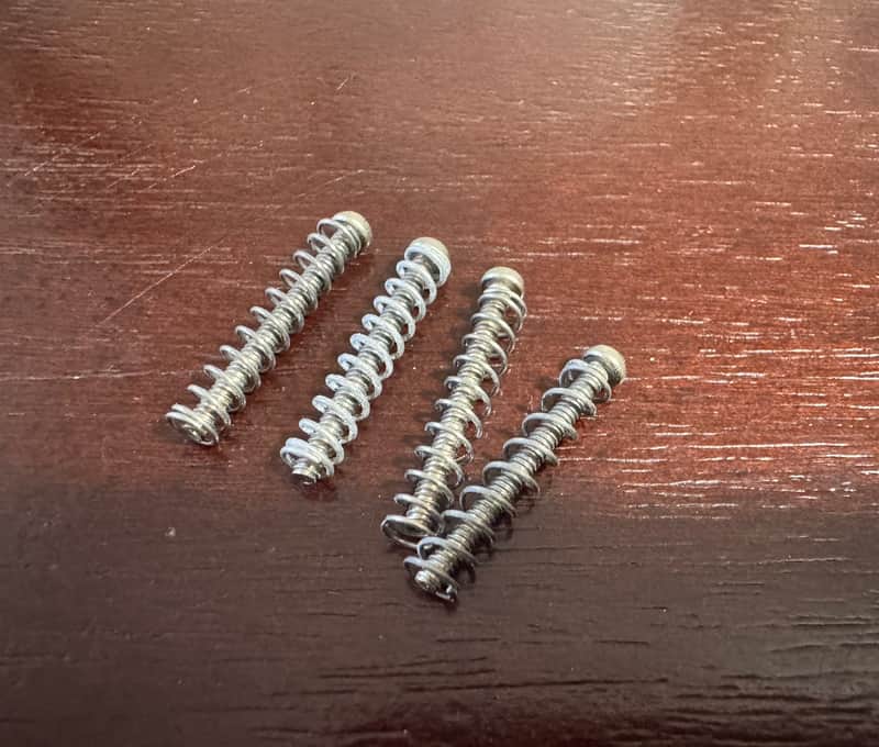 Gibson Vintage 1975 Pickup Ring Screws Springs SG L6-S The Paul 1976 1977 1978 image 1